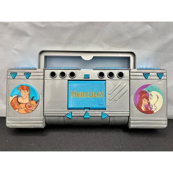 1991 Flomo Disney Hercules Boombox Pencil Case, Storage & Pencil Sharpener - Picture 1 of 12